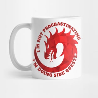 I'm not procrastinating I'm doing side quests Mug